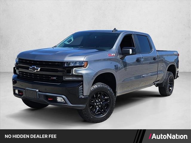 Gray (Satin Steel Metallic) 2022 Chevrolet Silverado 1500 Pickup Truck Four-Wheel Drive Automatic