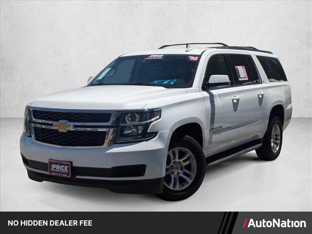 Summit White 2016 Chevrolet Suburban 1500 LT RWD SUV / Crossover 4X2 6-Speed Automatic
