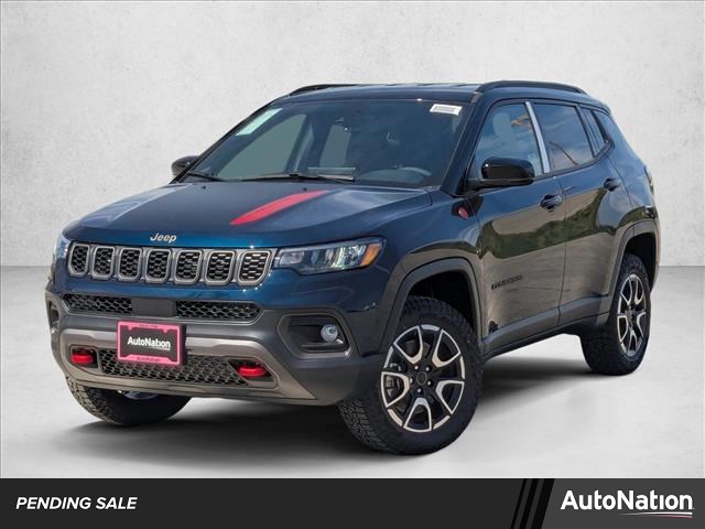 Fathom Blue Pearl Coat 2026 Jeep Compass Trailhawk 4WD SUV / Crossover Four-Wheel Drive 8-Speed Automatic