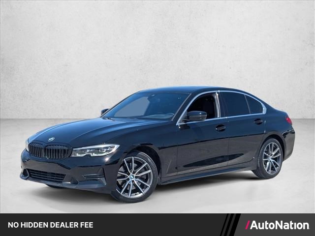 Jet Black 2020 BMW 3 Series Sedan Rear-Wheel Drive Automatic