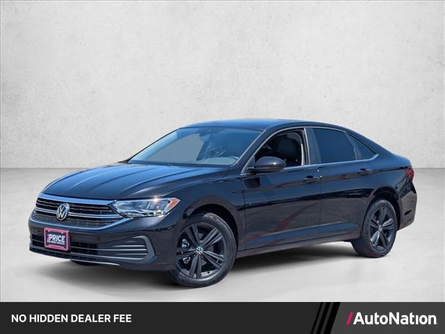 Deep Black Pearl 2024 Volkswagen Jetta Sedan Front-Wheel Drive 8-Speed Automatic