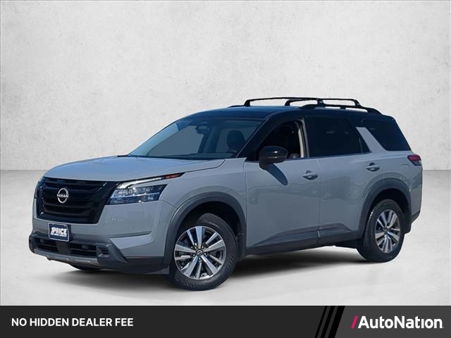 Solid Gray/Super Black 2024 Nissan Pathfinder SUV / Crossover Front-Wheel Drive Automatic