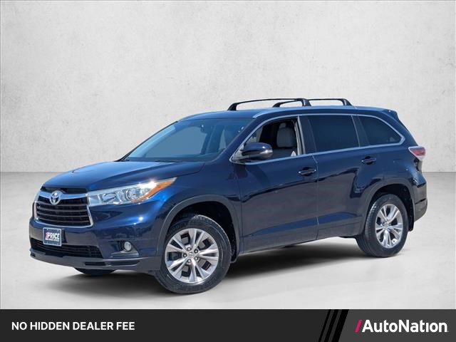 Nautical Blue Metallic 2015 Toyota Highlander SUV / Crossover Front-Wheel Drive Automatic