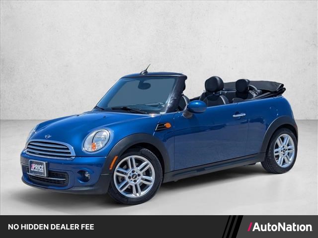 Lightning Blue Metallic 2012 MINI Cooper Base Convertible Convertible Front-Wheel Drive Automatic