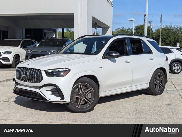 Manufaktur Moonlight White Metallic 2025 Mercedes-Benz GLE AMG GLE 53 4MATIC+ SUV / Crossover All-Wheel Drive Automatic
