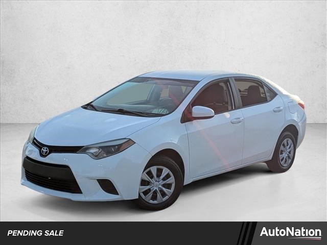Super White 2016 Toyota Corolla L Sedan Front-Wheel Drive Automatic