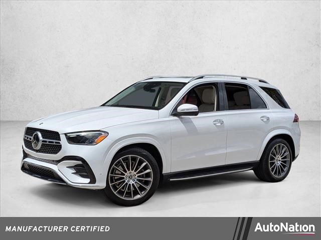 Manufaktur Moonlight White Metallic 2025 Mercedes-Benz GLE 450 4MATIC SUV / Crossover All-Wheel Drive Automatic
