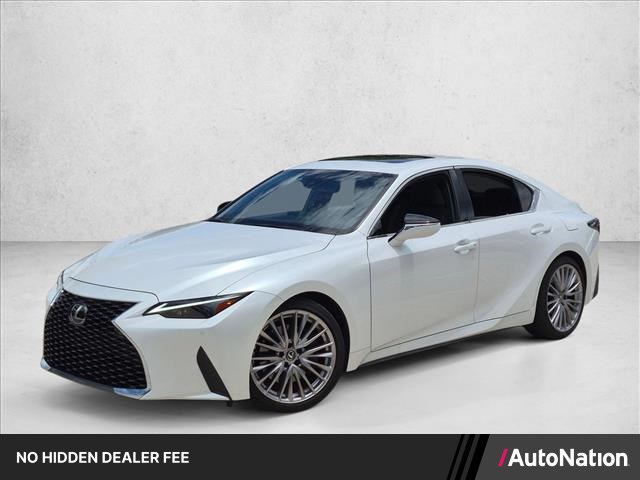 Eminent White Pearl 2023 Lexus IS Sedan Rear-Wheel Drive Automatic