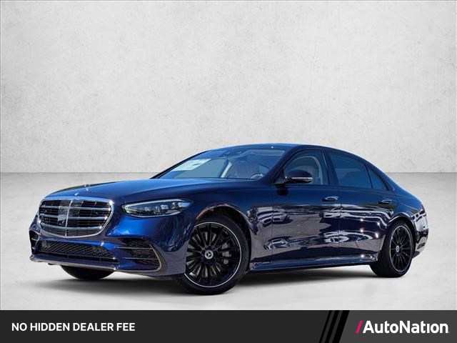 Manufaktur Mystic Blue Metallic 2026 Mercedes-Benz S-Class Sedan All-Wheel Drive Automatic
