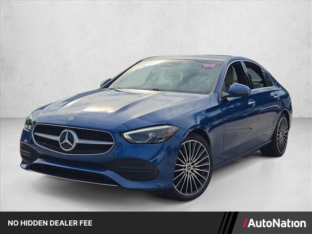 Starling Blue Metallic 2026 Mercedes-Benz C-Class Sedan Rear-Wheel Drive Automatic
