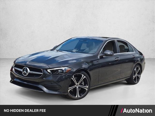 Gray (Graphite Grey Metallic) 2026 Mercedes-Benz C-Class Sedan Rear-Wheel Drive Automatic