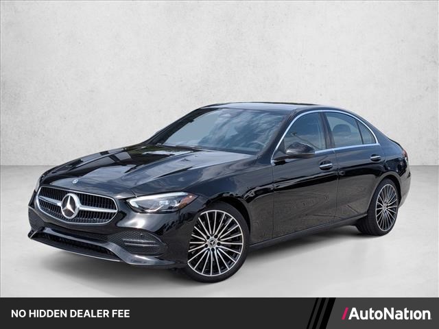Black 2026 Mercedes-Benz C-Class Sedan Rear-Wheel Drive Automatic