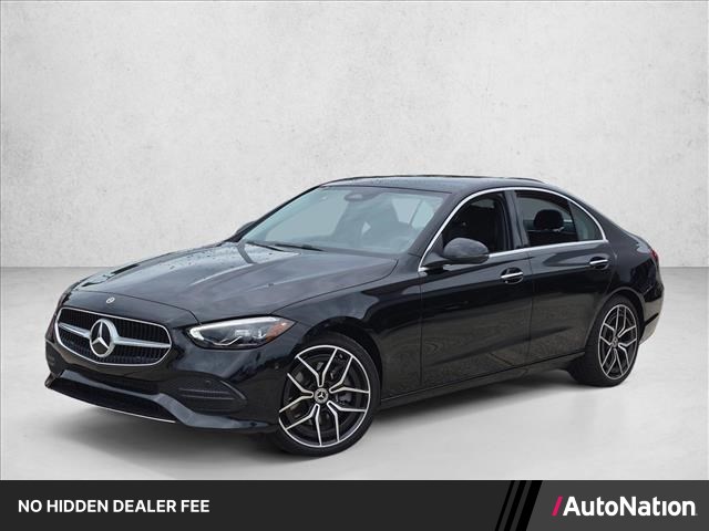 Black 2026 Mercedes-Benz C-Class Sedan Rear-Wheel Drive Automatic