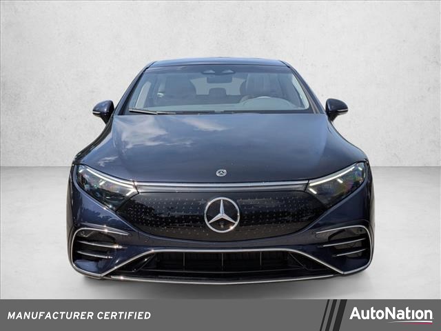 Nautical Blue Metallic 2023 Mercedes-Benz EQS 580 4MATIC AWD Sedan All-Wheel Drive Automatic