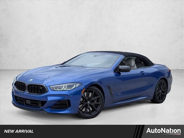 Portimao Blue Metallic 2023 BMW 8 Series M850i xDrive Convertible AWD Convertible All-Wheel Drive Automatic