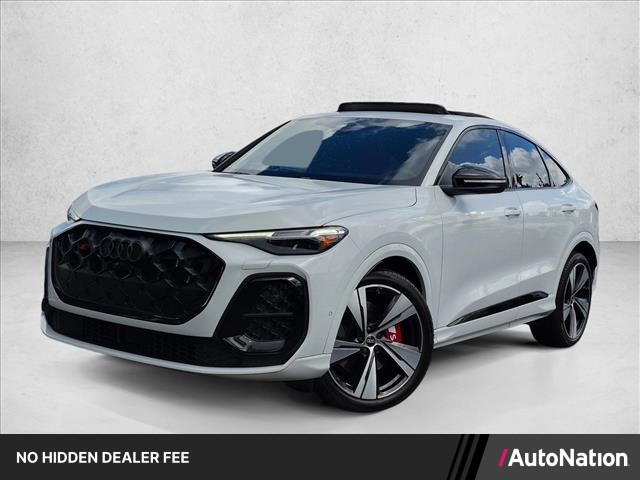 Arkona White 2025 Audi SQ5 Sportback Sedan All-Wheel Drive Automatic