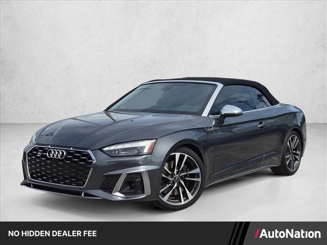 Gray 2024 Audi S5 Convertible All-Wheel Drive Automatic