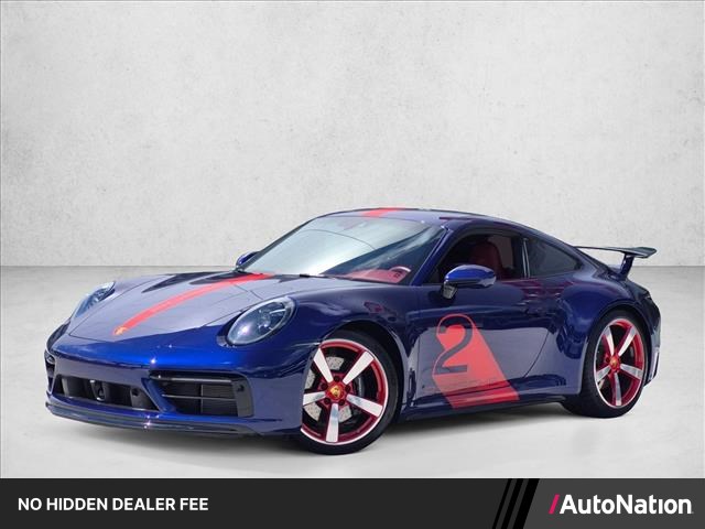 Gentian Blue Metallic 2024 Porsche 911 Coupe Rear-Wheel Drive 8-Speed Automatic
