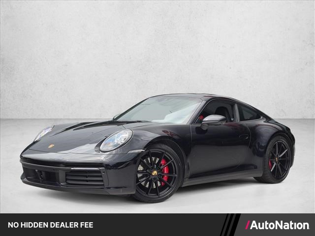 Jet Black Metallic 2020 Porsche 911 Coupe All-Wheel Drive Automatic