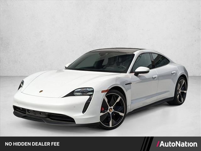 Carrara White Metallic 2023 Porsche Taycan 4S Sedan AWD Sedan All-Wheel Drive Automatic