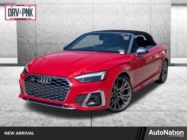 Red 2024 Audi S5 3.0T quattro Premium Plus Cabriolet AWD Convertible All-Wheel Drive Automatic
