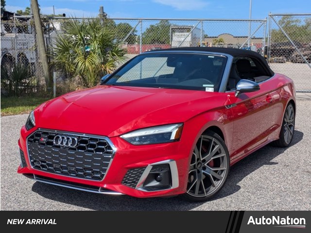 Red 2024 Audi S5 3.0T quattro Premium Plus Cabriolet AWD Convertible All-Wheel Drive Automatic
