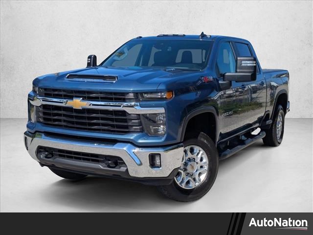 Lakeshore Blue Metallic 2025 Chevrolet Silverado 2500HD LT Crew Cab 4WD Pickup Truck Four-Wheel Drive Automatic