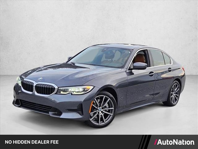 Gray (Mineral Grey Metallic) 2022 BMW 3 Series 330i RWD Sedan Rear-Wheel Drive Automatic