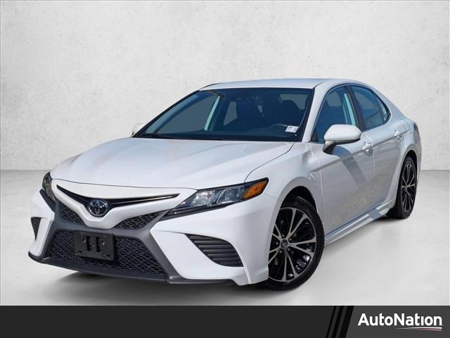 Super White 2019 Toyota Camry SE FWD Sedan Front-Wheel Drive Automatic