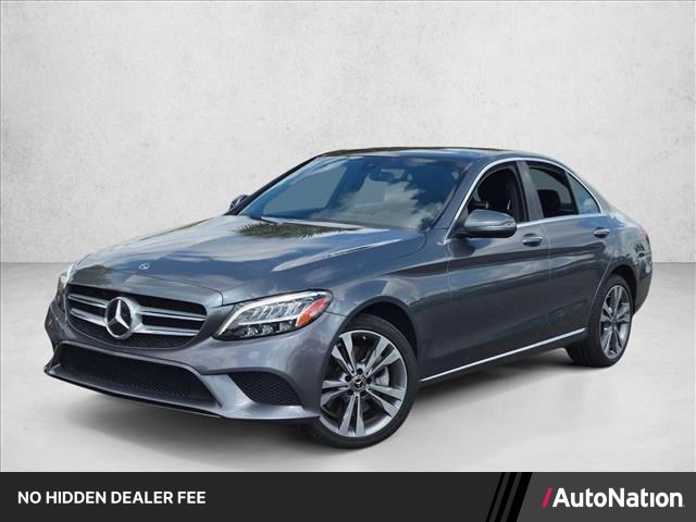 Gray (Selenite Grey Metallic) 2019 Mercedes-Benz C-Class Sedan All-Wheel Drive Automatic