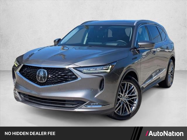 Liquid Carbon Metallic 2022 Acura MDX SH-AWD with Advance Package SUV / Crossover All-Wheel Drive Automatic