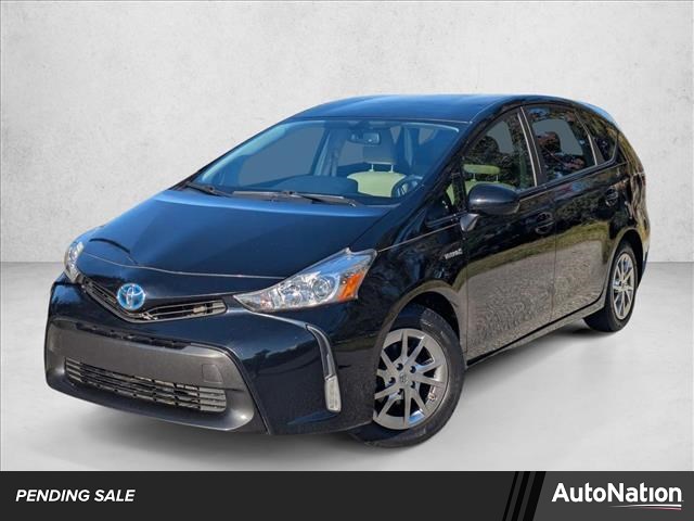 Midnight Black Metallic 2017 Toyota Prius v Four FWD Wagon Front-Wheel Drive Automatic