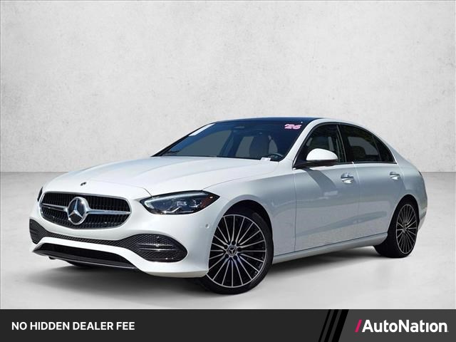 Polar White 2026 Mercedes-Benz C-Class Sedan Rear-Wheel Drive Automatic