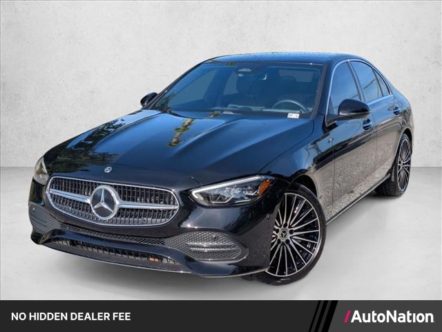 Black 2026 Mercedes-Benz C-Class C 300 RWD Sedan Rear-Wheel Drive Automatic