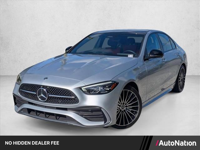 Cirrus Silver Metallic 2023 Mercedes-Benz C-Class Sedan Rear-Wheel Drive Automatic