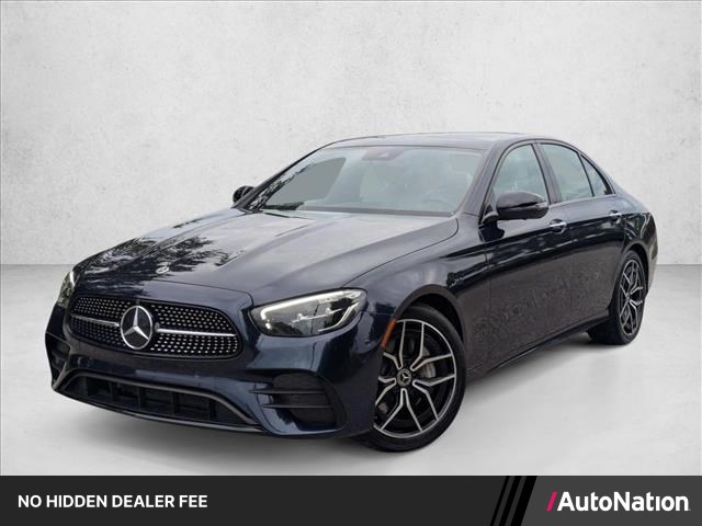 Nautical Blue Metallic 2023 Mercedes-Benz E-Class Sedan Rear-Wheel Drive Automatic