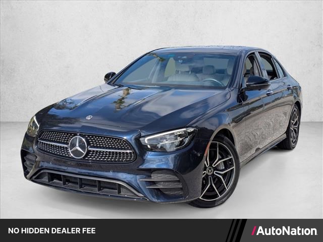 Nautical Blue Metallic 2023 Mercedes-Benz E-Class E 350 RWD Sedan Rear-Wheel Drive Automatic