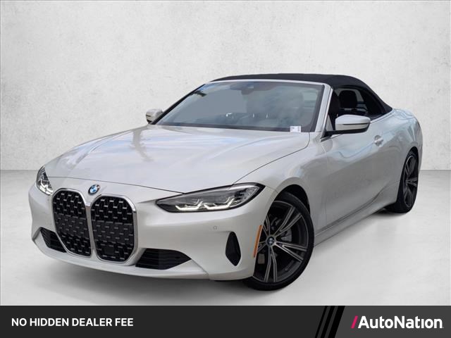 Mineral White Metallic 2021 BMW 4 Series 430i Convertible RWD Convertible Rear-Wheel Drive Automatic