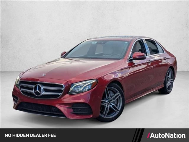 Designo Cardinal Red Metallic 2019 Mercedes-Benz E-Class Sedan Rear-Wheel Drive Automatic