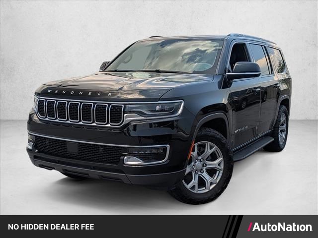 Diamond Black Crystal Pearlcoat 2022 Jeep Wagoneer Series I RWD SUV / Crossover 4X2 8-Speed Automatic
