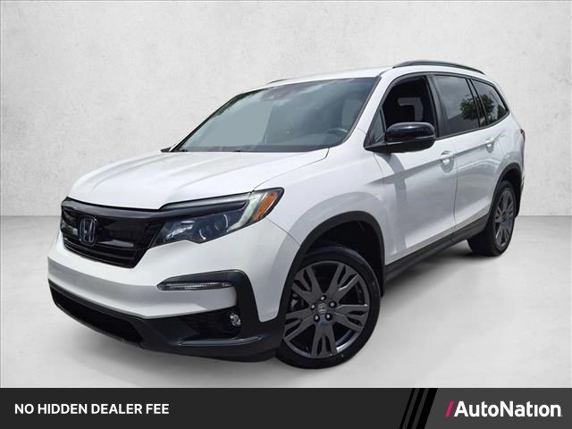 Gray (Platinum White Pea) 2022 Honda Pilot SUV / Crossover All-Wheel Drive Automatic