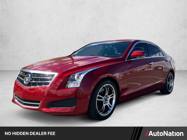 Crystal Red Tintcoat 2013 Cadillac ATS Sedan Rear-Wheel Drive 6-Speed Automatic