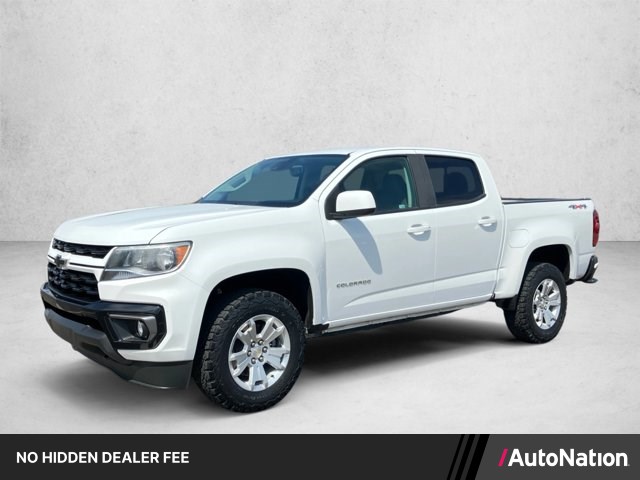 Summit White 2022 Chevrolet Colorado Pickup Truck Four-Wheel Drive 8-Speed Automatic