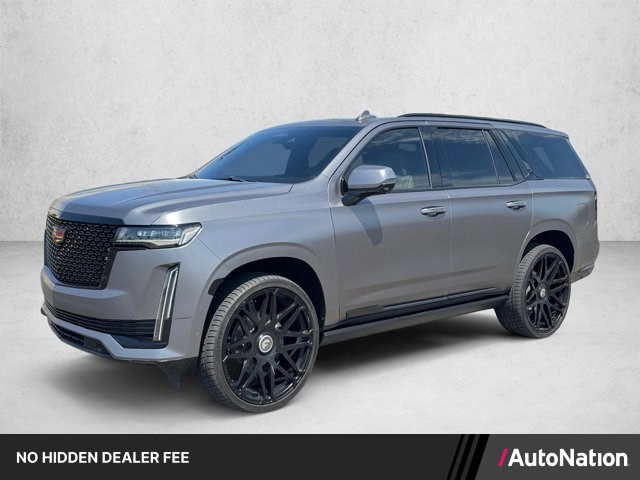Crystal White Tricoat 2021 Cadillac Escalade SUV / Crossover Four-Wheel Drive Automatic