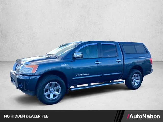 Gray (Graphite Blue Metallic) 2014 Nissan Titan Pickup Truck Four-Wheel Drive Automatic