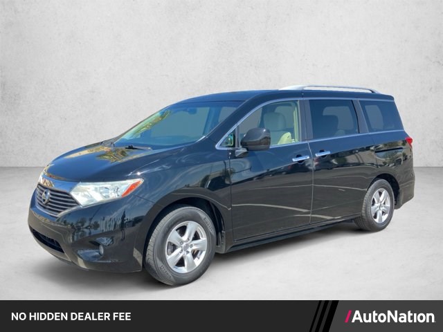 Super Black 2014 Nissan Quest Minivan Front-Wheel Drive Automatic