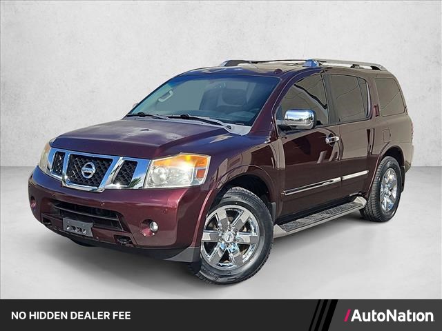 Midnight Garnet 2013 Nissan Armada Platinum 4WD SUV / Crossover Four-Wheel Drive Automatic