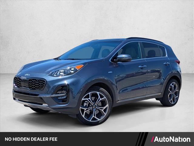 Pacific Blue 2020 Kia Sportage SUV / Crossover All-Wheel Drive Automatic