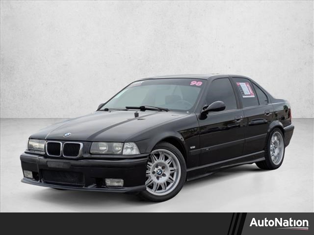Cosmos Black Metallic 1998 BMW M3 Sedan RWD Sedan Rear-Wheel Drive Automatic