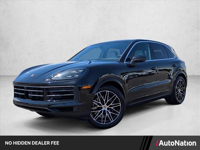 Black 2024 Porsche Cayenne SUV / Crossover All-Wheel Drive Automatic